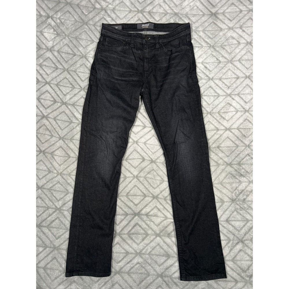 Revtown Sharp Decade Denim Jeans Mens 31x32 Black Slim Straight Stretch Tapered